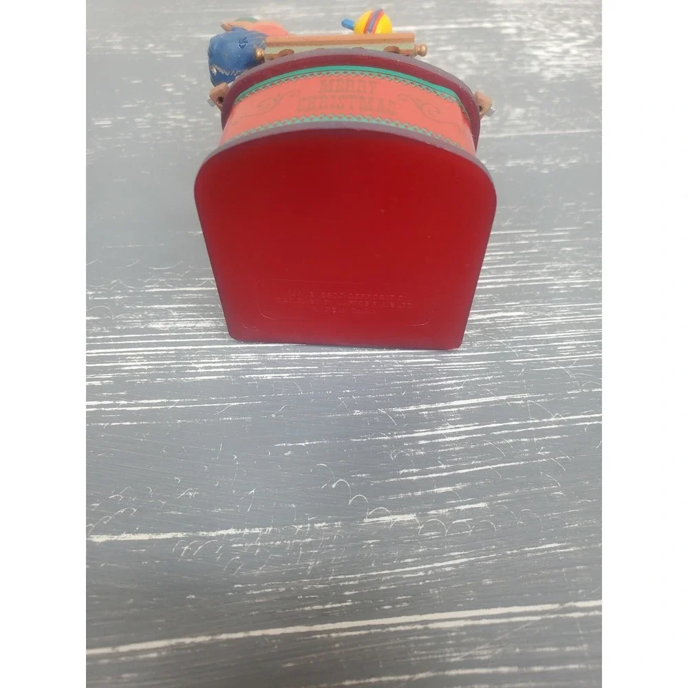 1991 Enesco‎ Treasury Ornament Lighting the Way Railroad Mouse Handcar Train